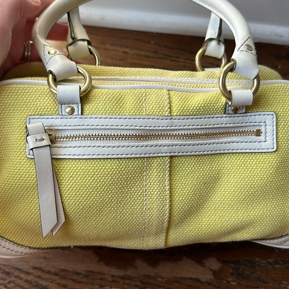 Coach Canvas And Leather Cargo Bag - Picture 3 of 9